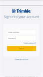 Mobile Screenshot of login.trimble.com